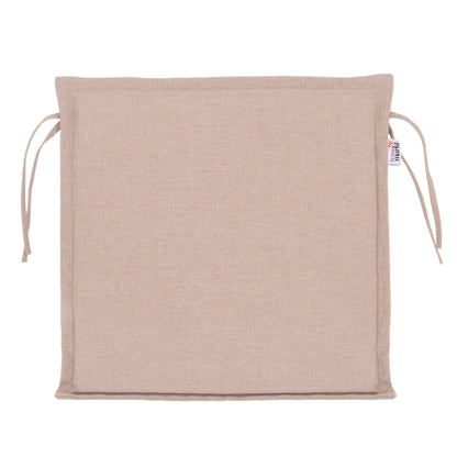 OUTDOOR CHAIR CUSHION VIND HM10930.22P OLEFIN FABRIC IN BEIGE 45x45x5(thickness)cm.