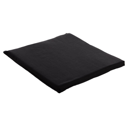 CHAIR CUSHION BOGI HM6240 TEXTILENE IN BLACK COLOR--43x41x3.5 (thickness)cm.