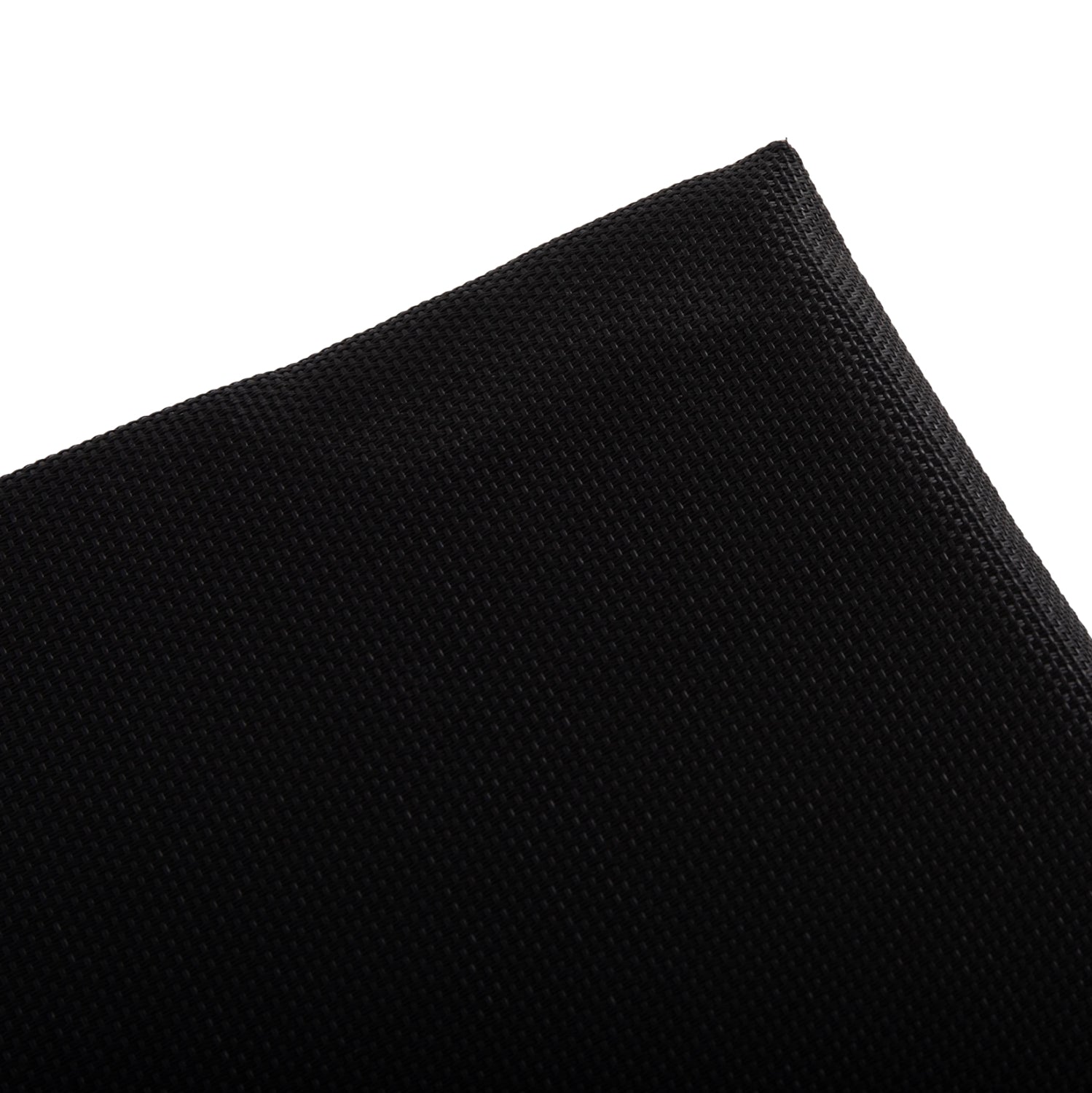 CHAIR CUSHION BOGI HM6240 TEXTILENE IN BLACK COLOR--43x41x3.5 (thickness)cm.