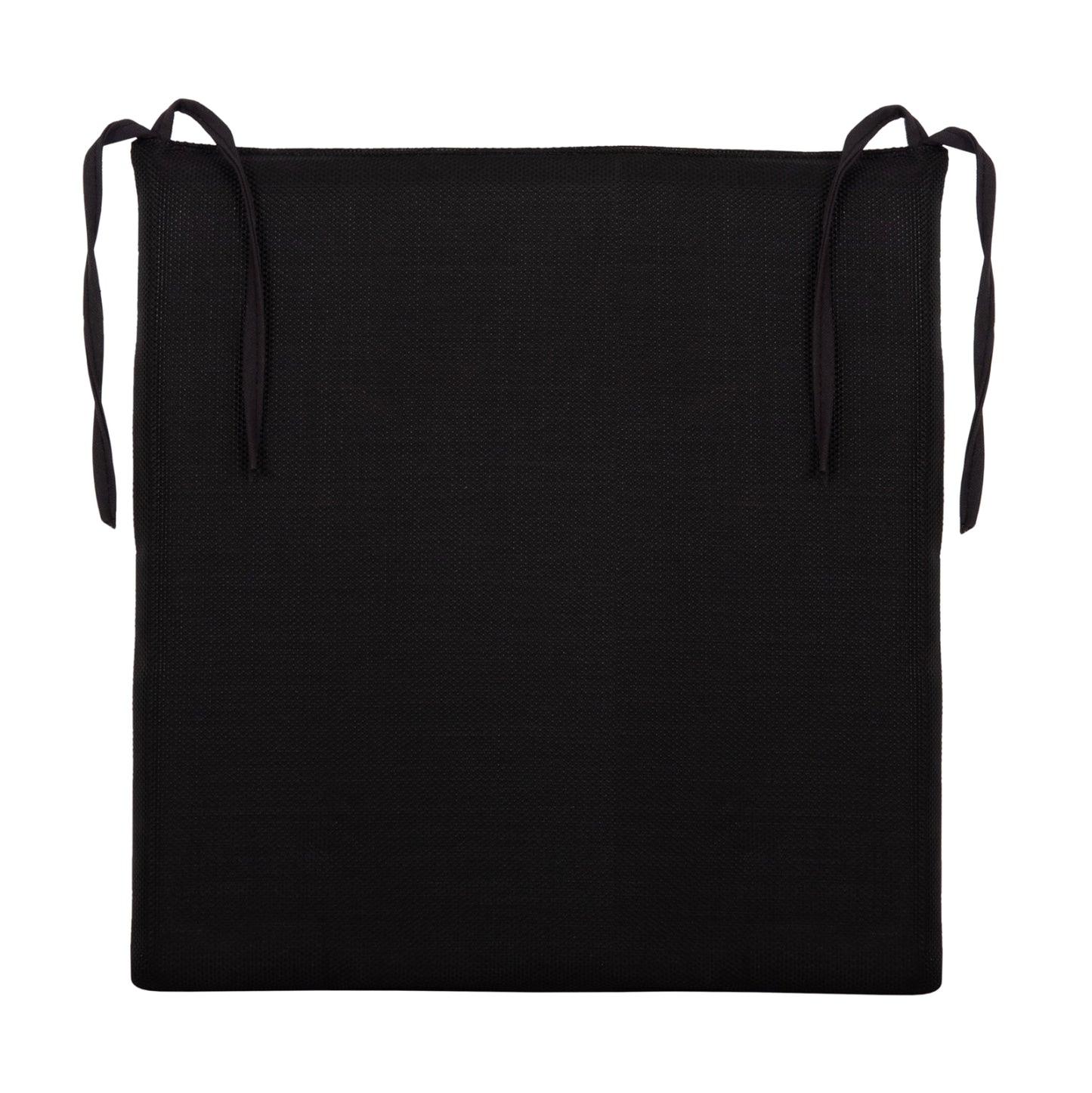 CHAIR CUSHION BOGI HM6240 TEXTILENE IN BLACK COLOR--43x41x3.5 (thickness)cm.