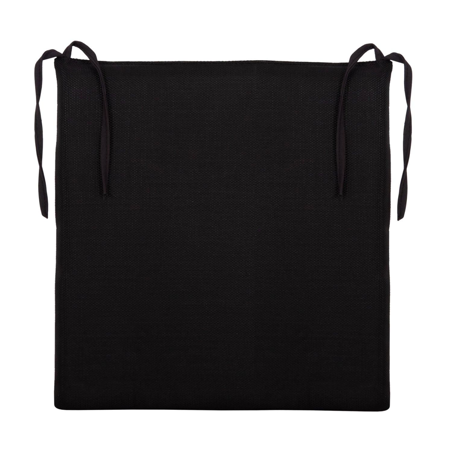 CHAIR CUSHION BOGI HM6240 TEXTILENE IN BLACK COLOR--43x41x3.5 (thickness)cm.