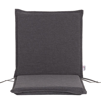 CUSHION SEAT/BACK VIND FOR CHAIRS HM10931.23P OLEFIN IN GREY 100x45x5(thickness) cm.