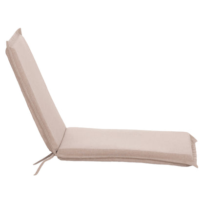 CUSHION SEAT/BACK VIND FOR CHAIRS HM10931.22P OLEFIN IN BEIGE 100x45x5(thickness) cm.