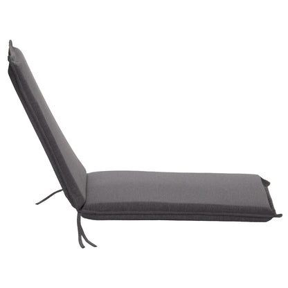 CUSHION SEAT/BACK VIND FOR CHAIRS HM10931.23P OLEFIN IN GREY 100x45x5(thickness) cm.