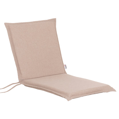 CUSHION SEAT/BACK VIND FOR CHAIRS HM10931.22P OLEFIN IN BEIGE 100x45x5(thickness) cm.