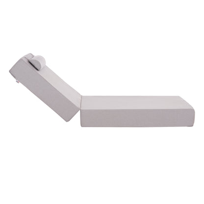SUNLOUNGER CUSHION KIHEI HM21094.01 OLEFIN IN LIGHT GREY WITH FOAM FILLING 198x70x20Hcm.