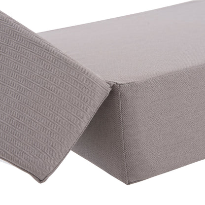 SUNLOUNGER CUSHION KIHEI HM21094.01 OLEFIN IN LIGHT GREY WITH FOAM FILLING 198x70x20Hcm.