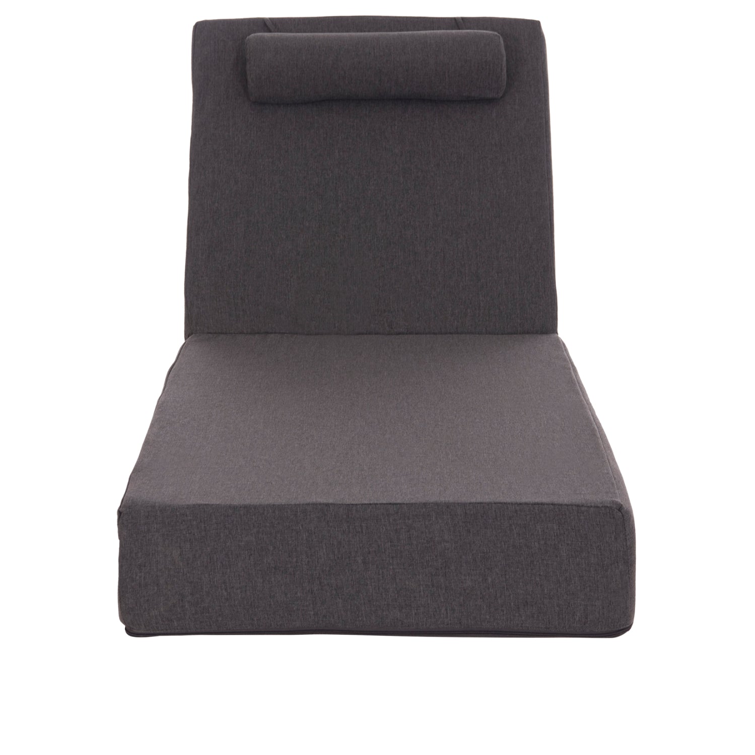 SUNLOUNGER CUSHION KIHEI HM21094.03 OLEFIN IN DARK GREY WITH FOAM FILLING 198x70x20Hcm.