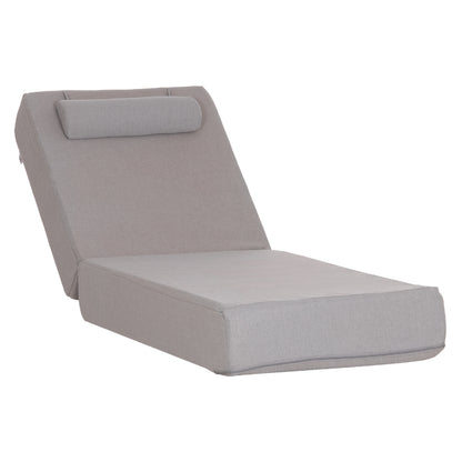 SUNLOUNGER CUSHION KIHEI HM21124 OLEFIN IN HERRINGBONE WITH FOAM FILLING 195x70x21Hcm.
