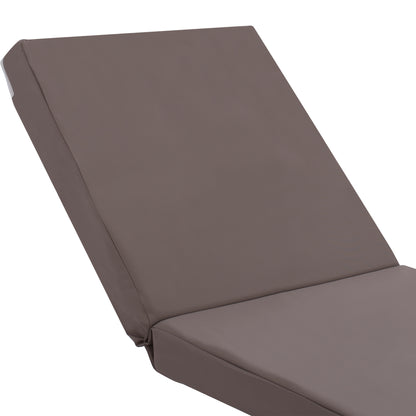 Sunbed Pillow Polyester Sifnos Grey HM11235.10P 198(119+1+78)x70x10cm