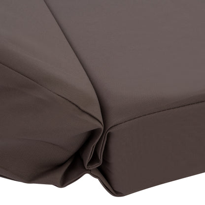 Sunbed Pillow Polyester Sifnos Grey HM11235.10P 198(119+1+78)x70x10cm