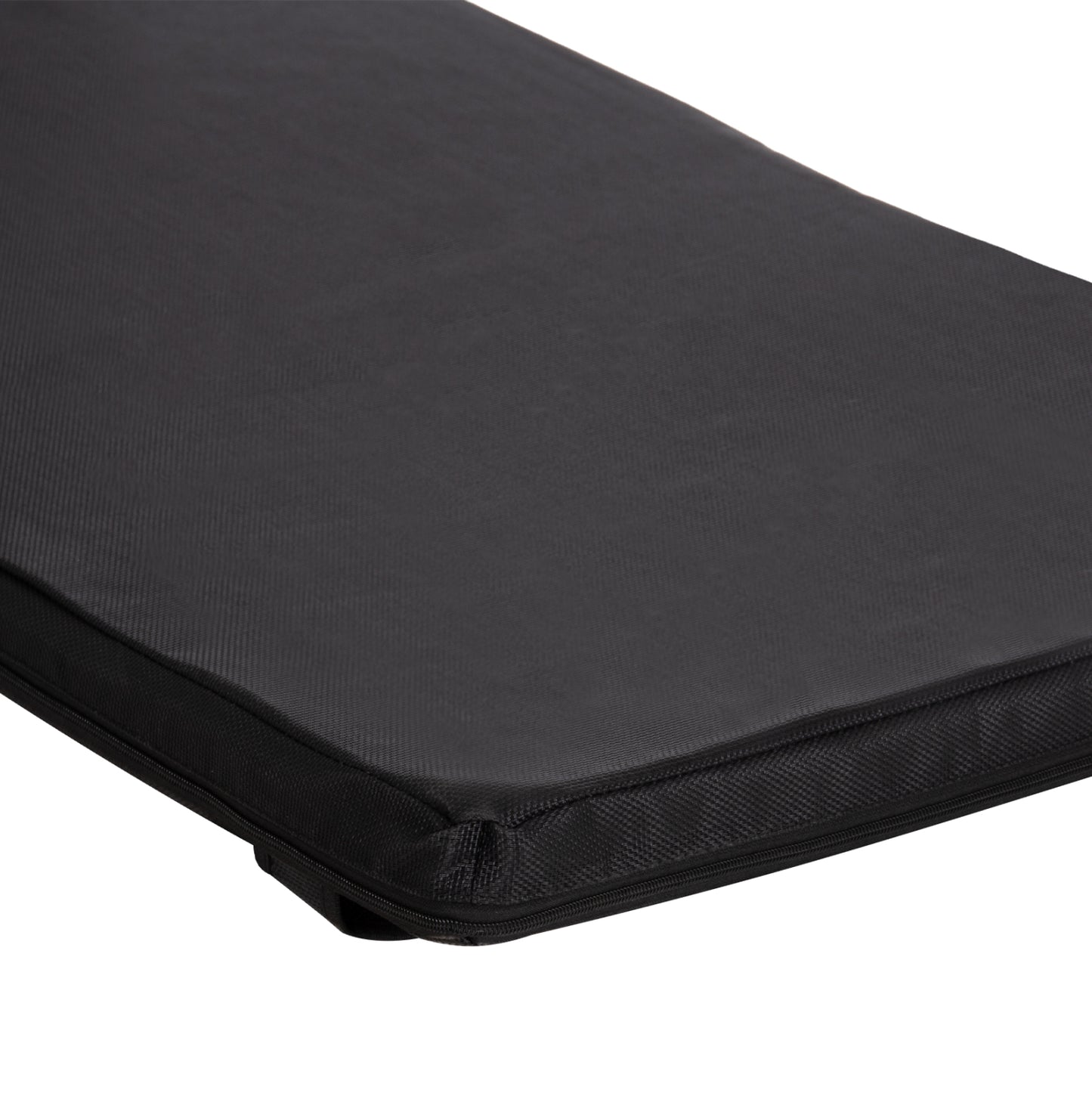 SUNBED CUSHION WITH HEADREST SIFNOS HM11234.15T - TEXTILENE 600g/m2 2x1 - BLACK