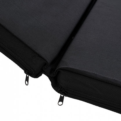 Sunbed Cushion Textline Sifnos Black HM11234.05T 196(117+1+78)x58x6cm