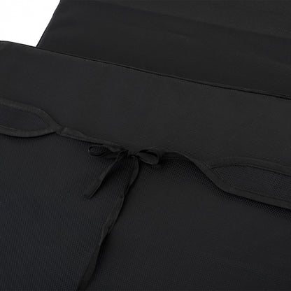 Sunbed Cushion Textline Sifnos Black HM11234.05T 196(117+1+78)x58x6cm