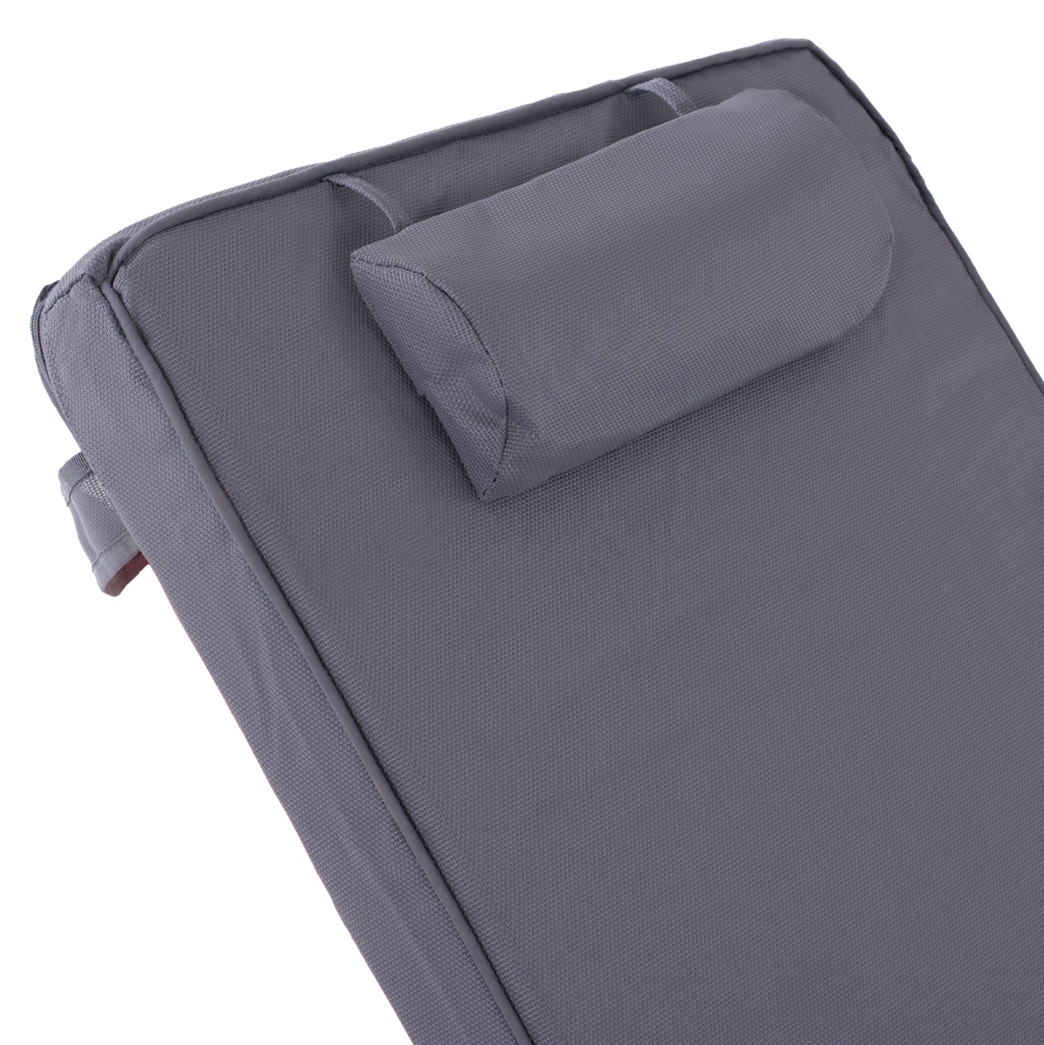 SUNBED CUSHION SIFNOS TEXTLINE GREY HM11236.30T 196(117+1+78)x58x9cm.
