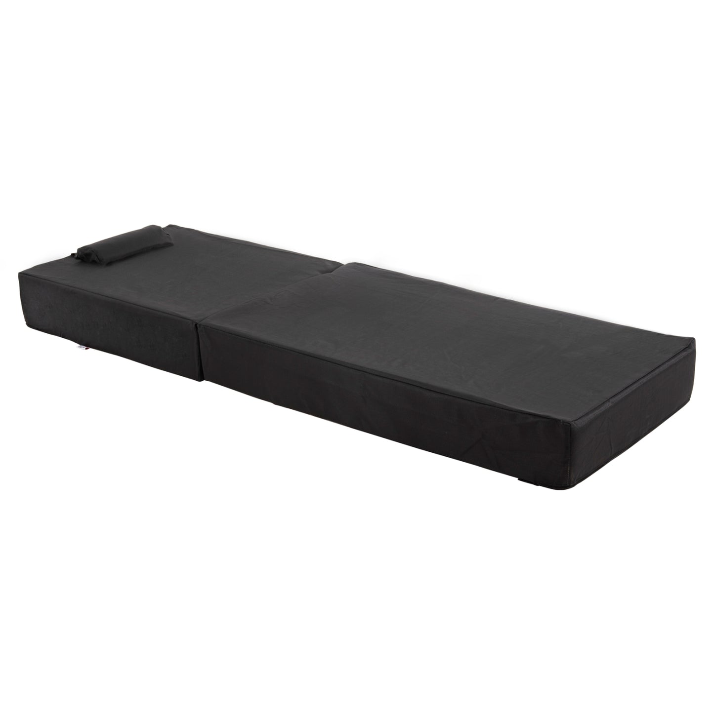 SUNBED CUSHION TEXTLINE SIFNOS BLACK HM11761.01 200(120+80)x70x20Hcm.