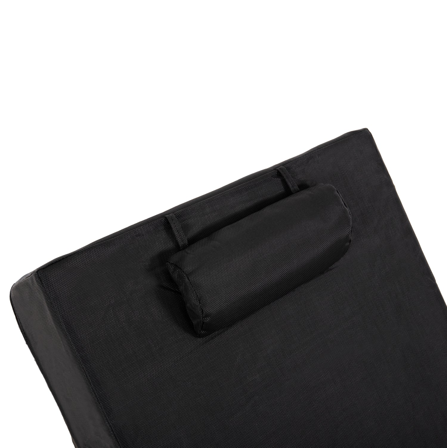 SUNBED CUSHION TEXTLINE SIFNOS BLACK HM11761.01 200(120+80)x70x20Hcm.