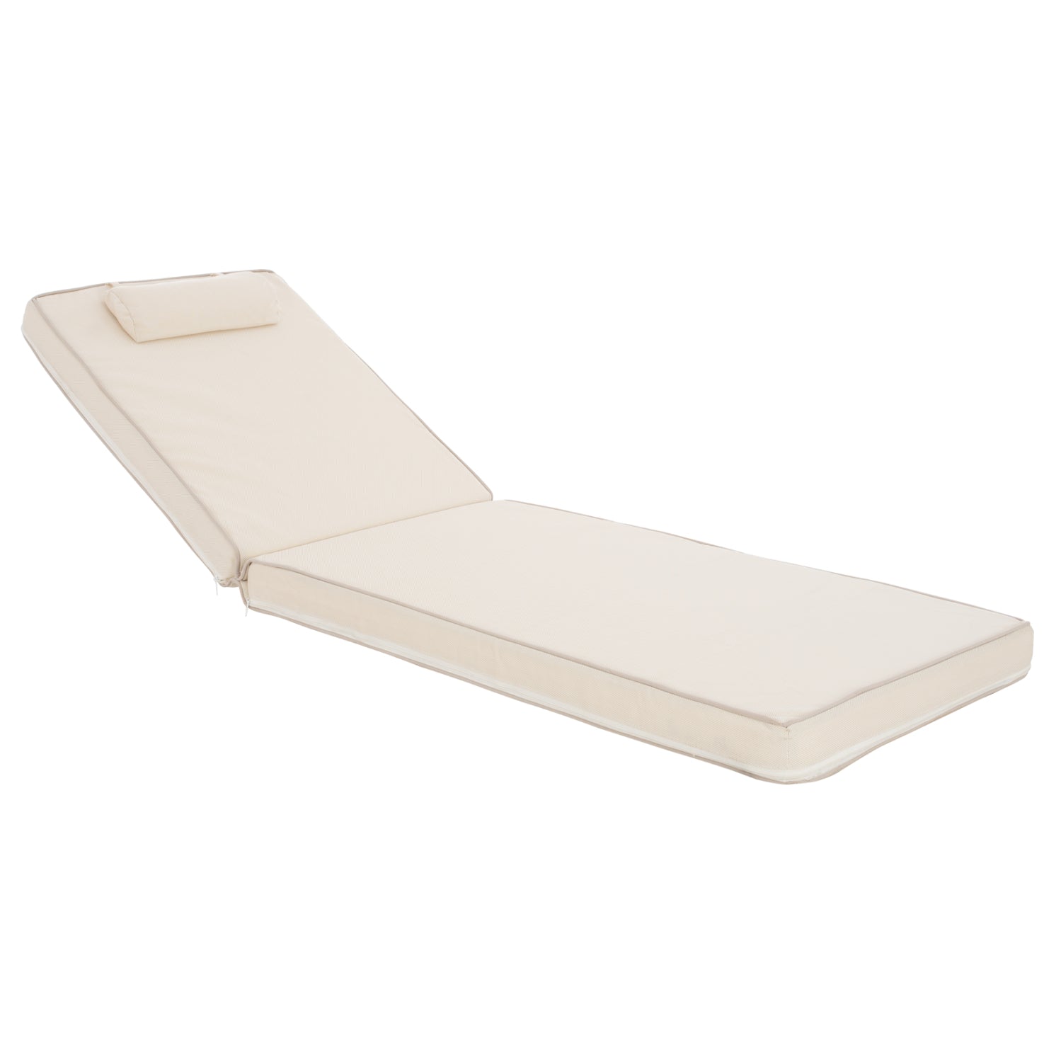Sunbed Cushion Textline Sifnos Beige HM11236.60T 196(117+1+78)x58x8 cm