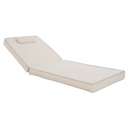 Sunbed Cushion Textline Sifnos Beige HM11237.60T 198(119+1+78)x70x10cm