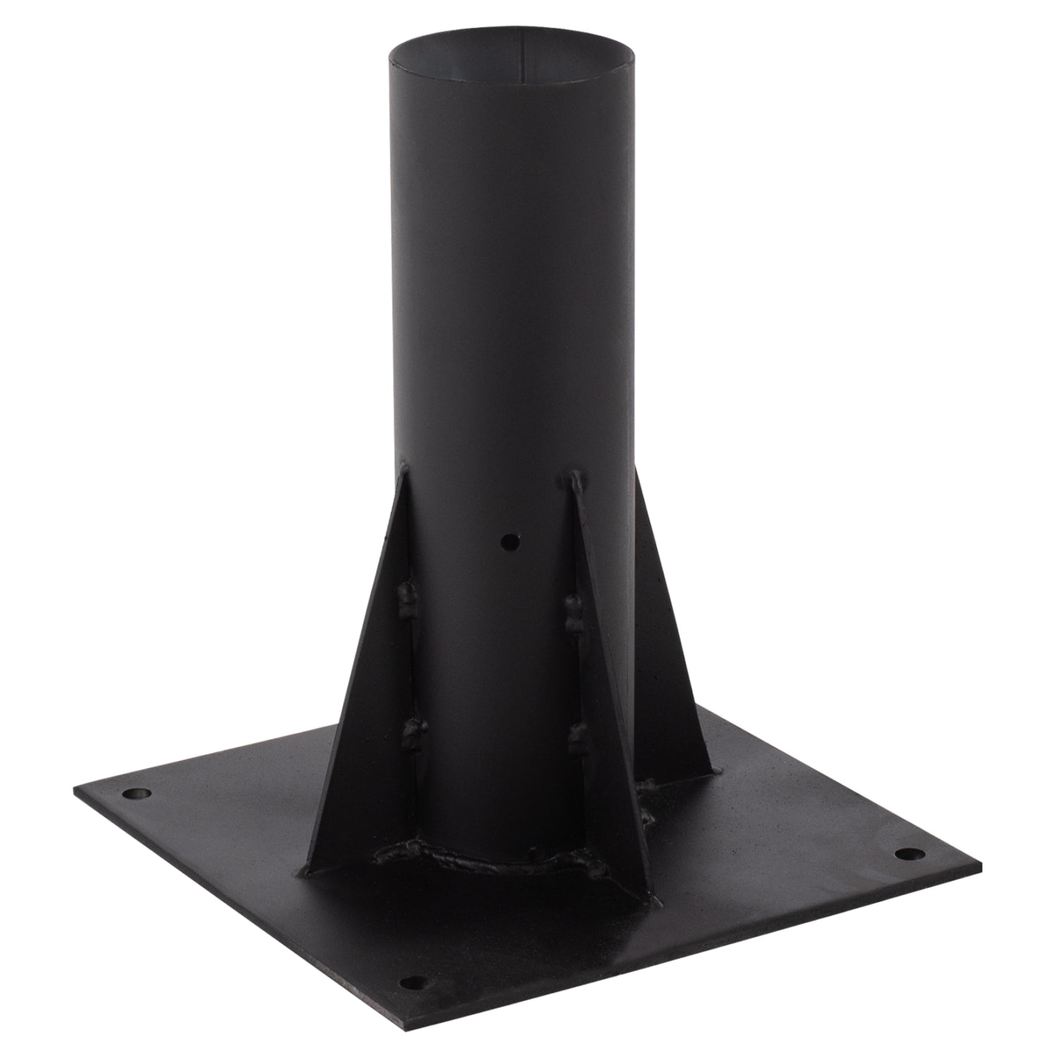 Metallic Straw umbrella's base in BLACK color, square 25x25x30Υ εκ. heavy duty