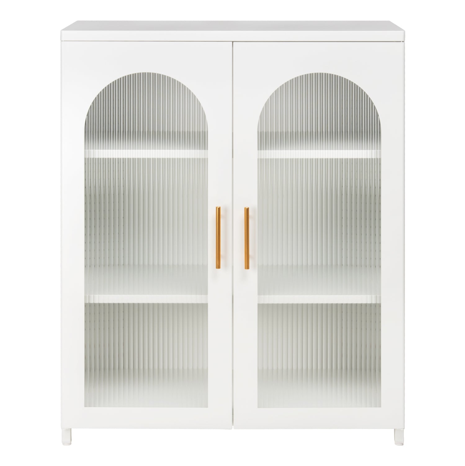 DISPLAY CABINET METALLIC CARIL HM9571.02 WHITE 80x37-40x102Hcm.