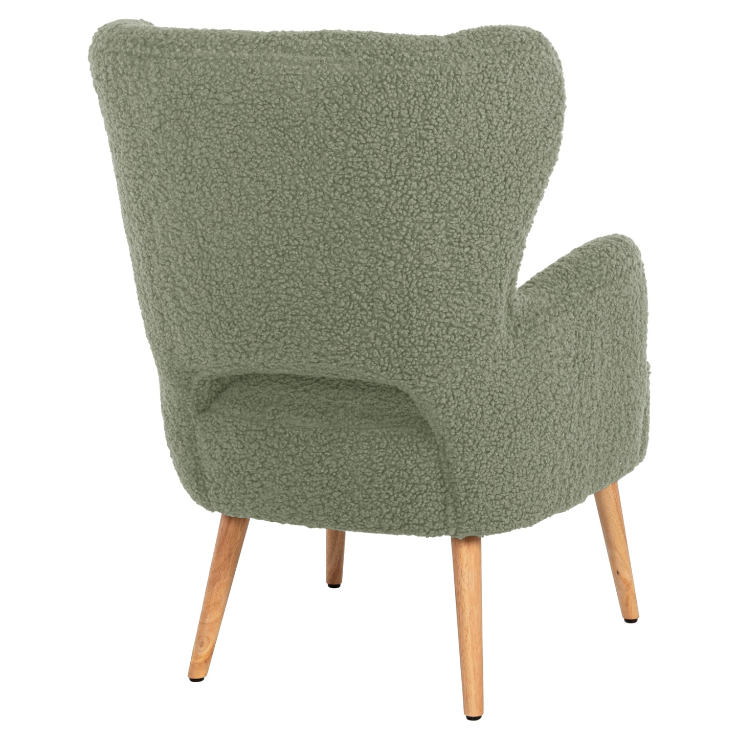 ARMCHAIR MYLIE HM8394.27 PISTACHIO GREEN BOUCLE FABRIC 66X75X93Hcm.
