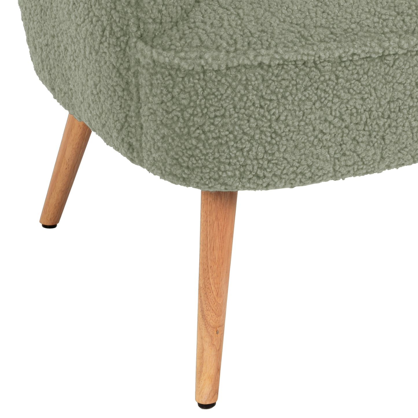 ARMCHAIR MYLIE HM8394.27 PISTACHIO GREEN BOUCLE FABRIC 66X75X93Hcm.