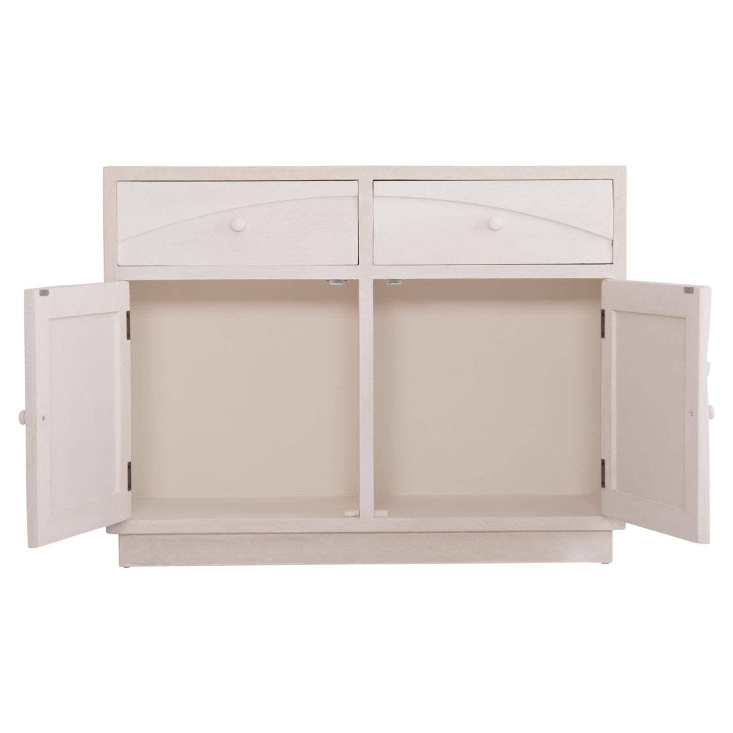 BUFFET SERIES SANTORINI HM18046 MDF IN OFF-WHITE COLOR-2 DRAWERS & 2 DOORS 107x38x82.5Hcm.