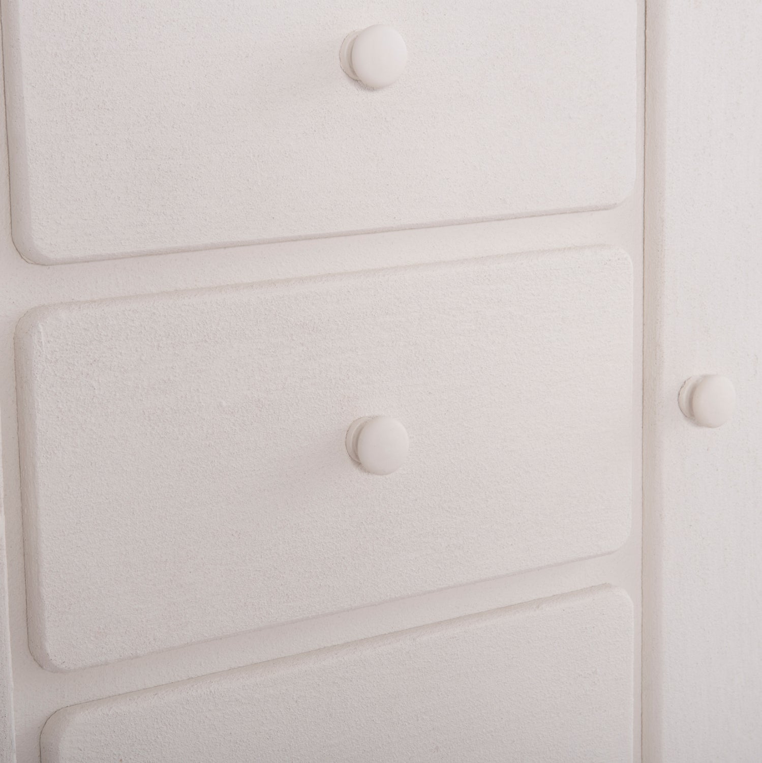 BUFFET SERIES SANTORINI HM18048 MDF IN OFF-WHITE COLOR-3 DRAWERS & 2 DOORS 120x38x80Hcm.