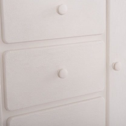 BUFFET SERIES SANTORINI HM18048 MDF IN OFF-WHITE COLOR-3 DRAWERS & 2 DOORS 120x38x80Hcm.