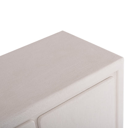 BUFFET SERIES SANTORINI HM18048 MDF IN OFF-WHITE COLOR-3 DRAWERS & 2 DOORS 120x38x80Hcm.
