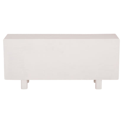 BUFFET SERIES SANTORINI HM18068 MDF IN OFF-WHITE COLOR-3 DOORS 140x38x64Hcm.