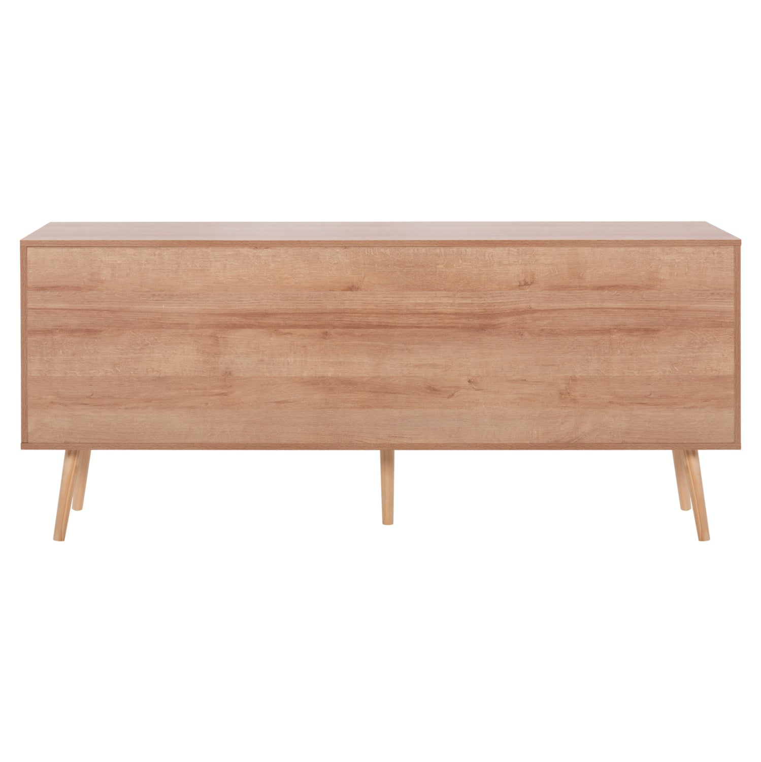 BUFFET COLM HM9440.11 MELAMINE WITH SYNTHETIC RATTAN ON 4 DOORS 160x39,5x71Hcm.