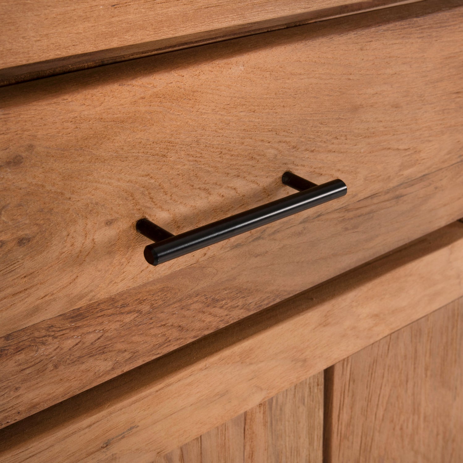 BUFFET GRAYSON HM9802 RECYCLED TEAK WOOD IN NATURAL 220x50x90Hcm.