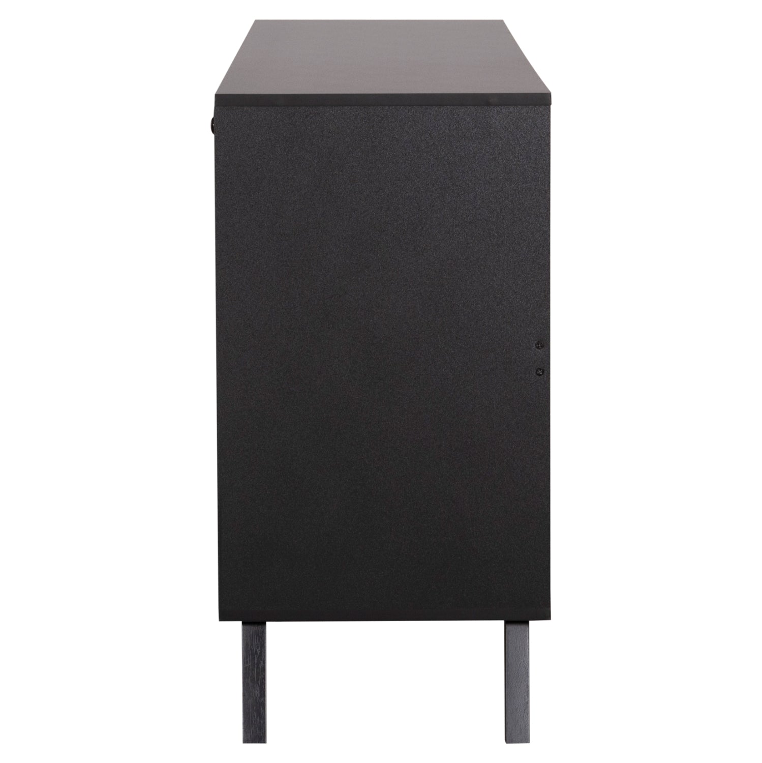 BUFFET KRUDEN HM9446.11 MELAMINE IN BLACK-NATURAL 180x40x78.6Hcm.