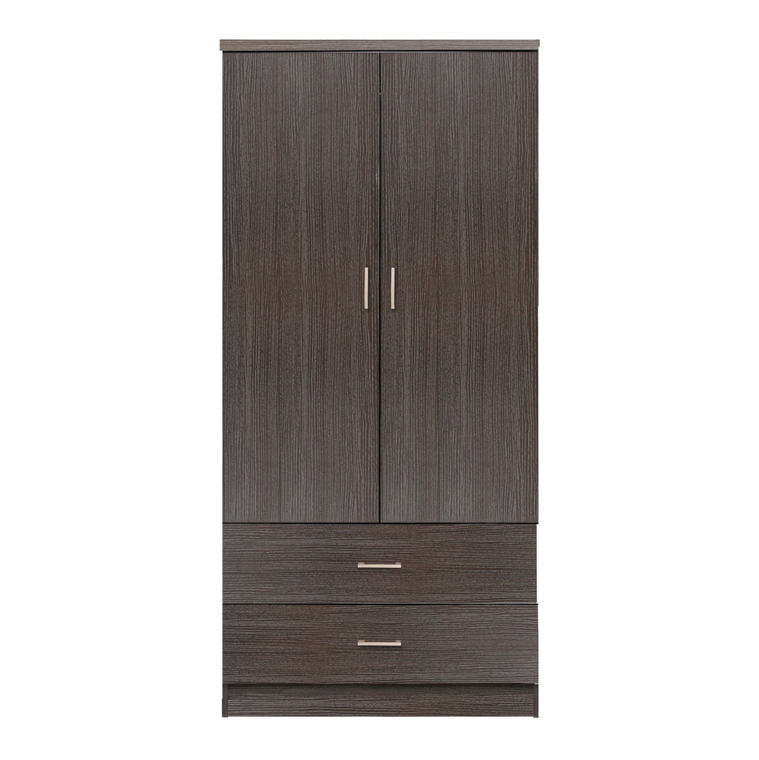 Wardrobe 2 Door with 2 drawers HM338.01 Zebrano 80x41.5x180H