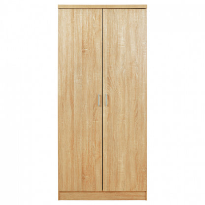 Wardrobe 2 Door with 3 Selves HM337.02 Sonama 60x42x180