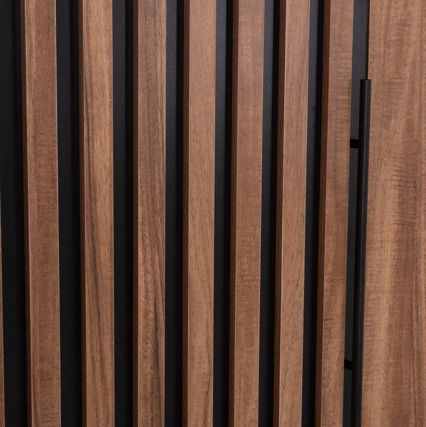 WARDROBE 3-LEAF WITH 2 DRAWERS HARRY HM18390.01 MELAMINE IN NATURAL WOOD & BLACK 150x55x180Hcm