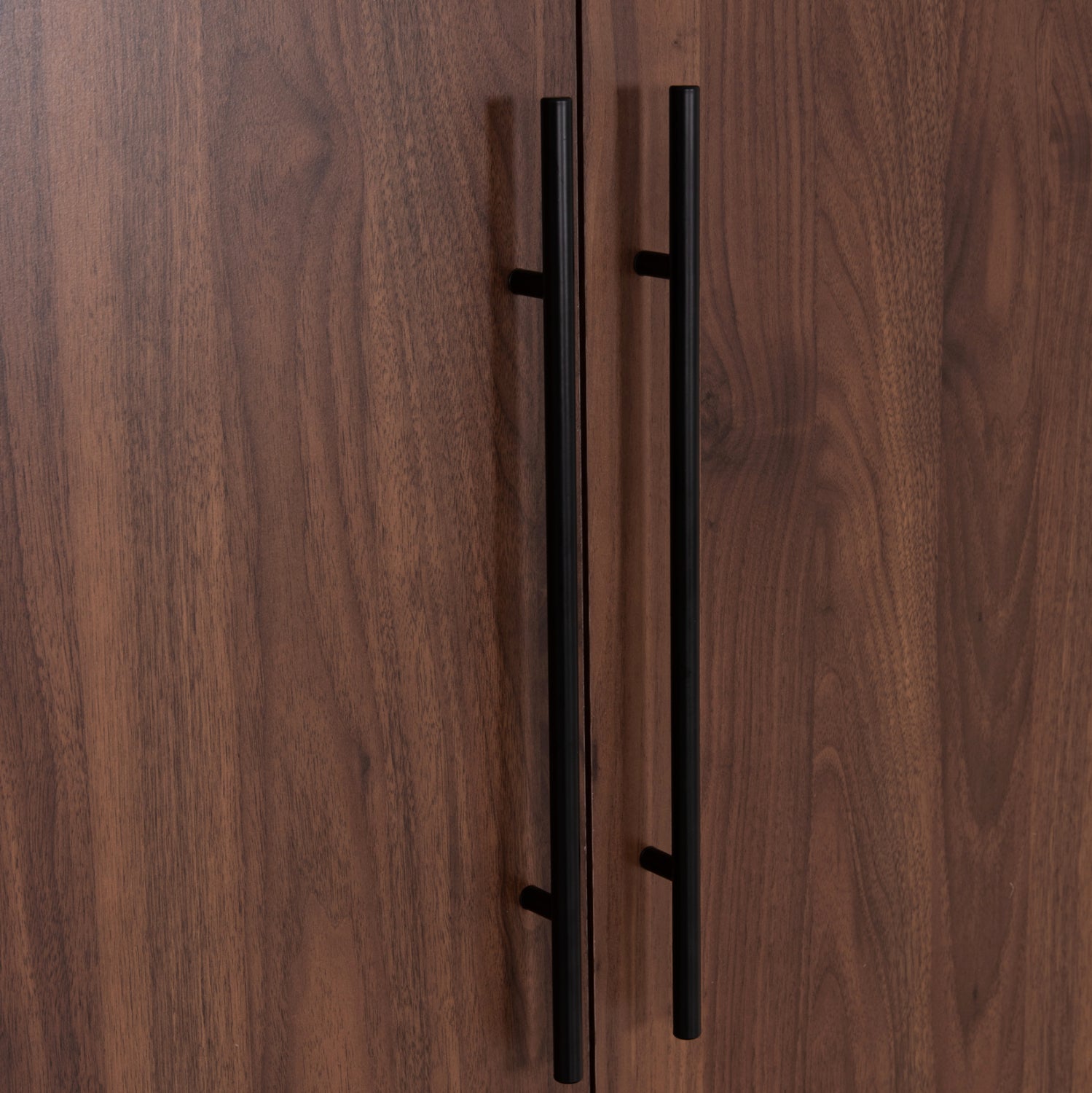 WARDROBE 3-LEAF WITH 2 DRAWERS CARYS HM746.11 MELAMINE IN WALNUT/ZEBRANO 150x55.5x180Hcm