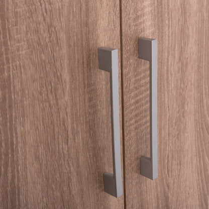 WARDROBE WITH DRAWERS REINA HM2484.11 MELAMINE IN SONAMA OAK 80x48x183Hcm.