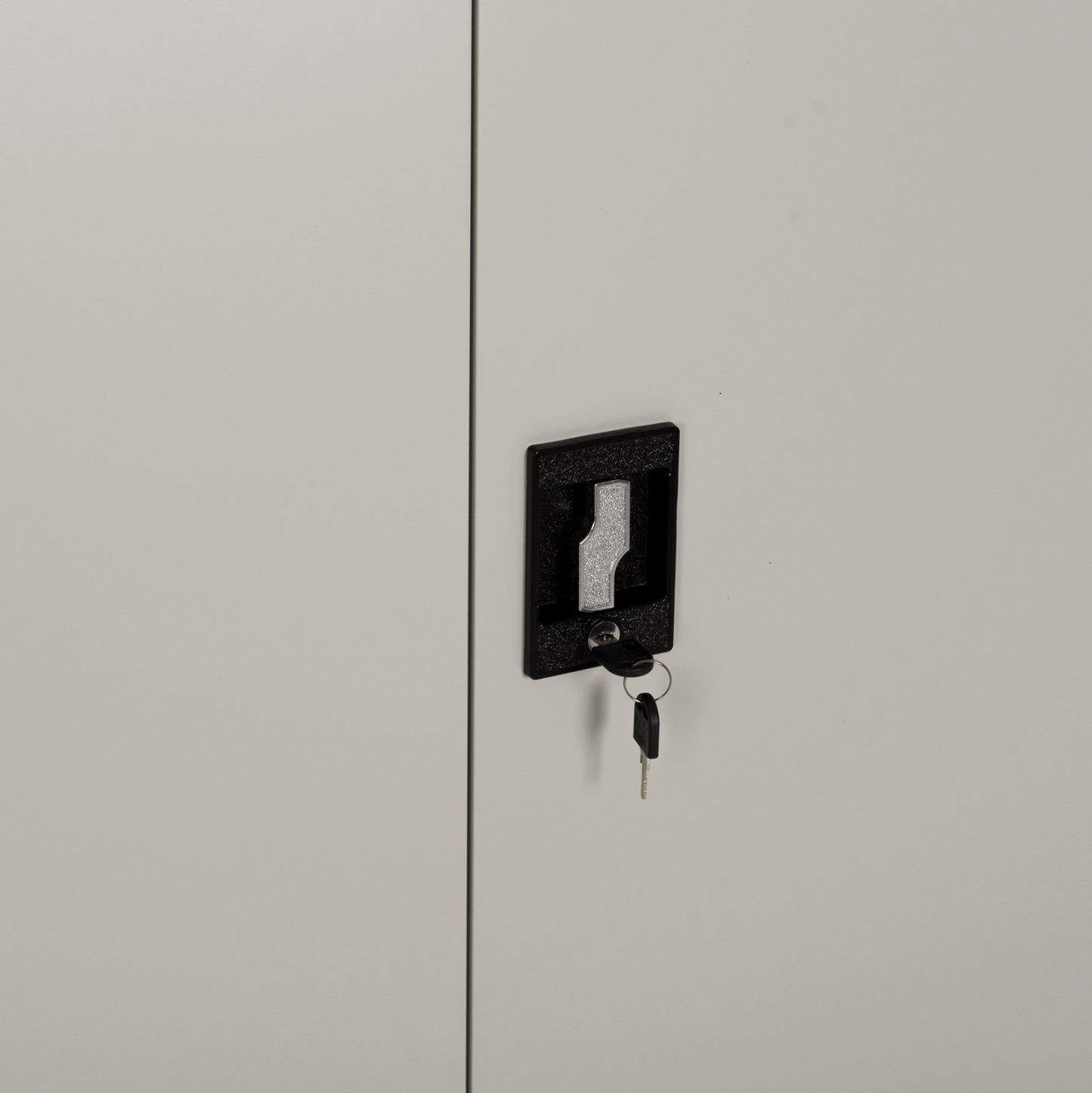 WARDROBE METALLIC DURON HM11979 2-LEAF WITH 5 STORAGE SPACES & LEGS-GREY 90Χ40Χ190Hcm.