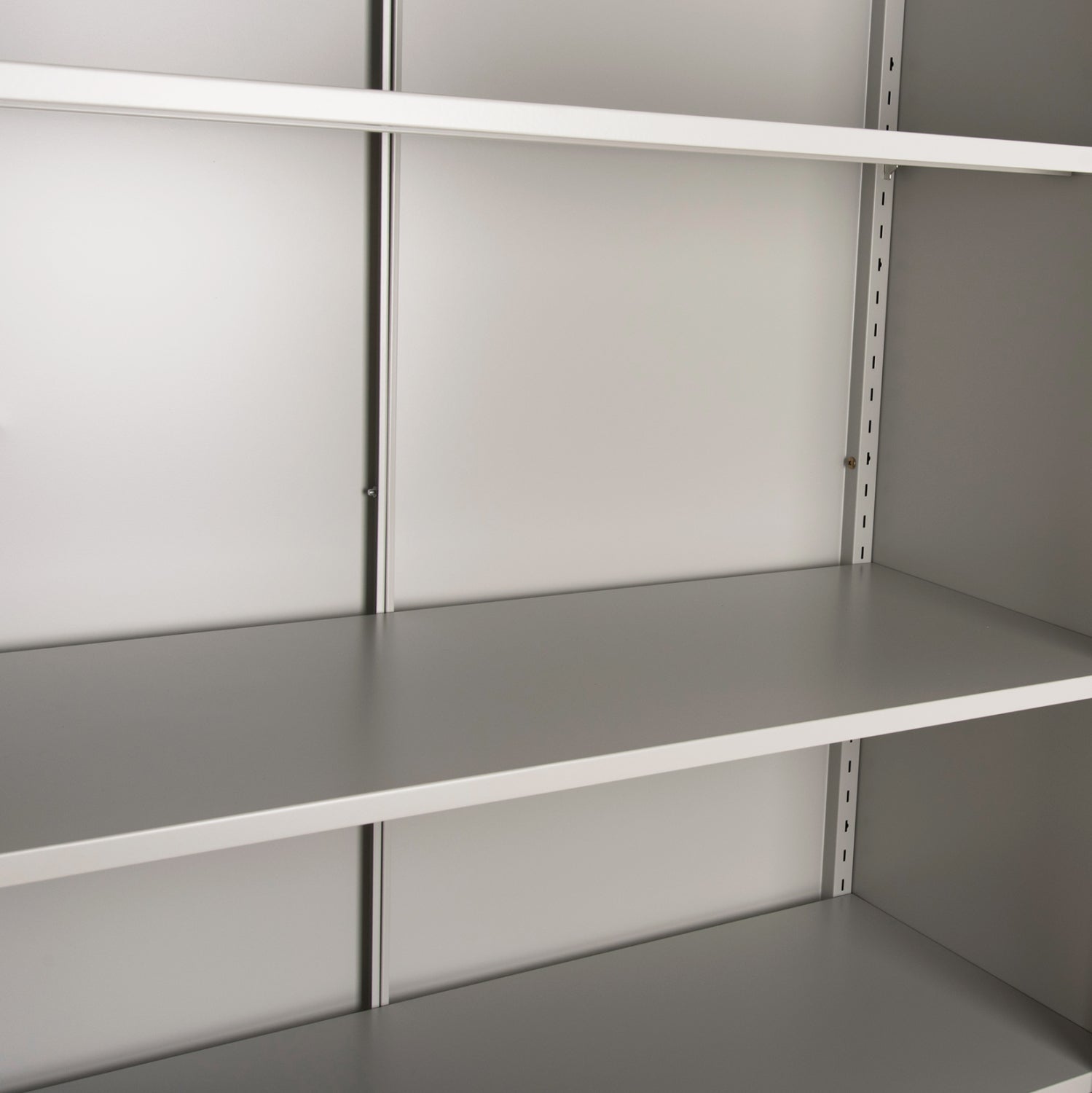 WARDROBE METALLIC DURON HM12001 2-LEAF WITH 5 STORAGE SPACES & LEGS-GREY 90Χ40Χ190Hcm.
