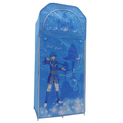 Fabric Wardrobe HM250.05 Blue 70Χ43Χ157