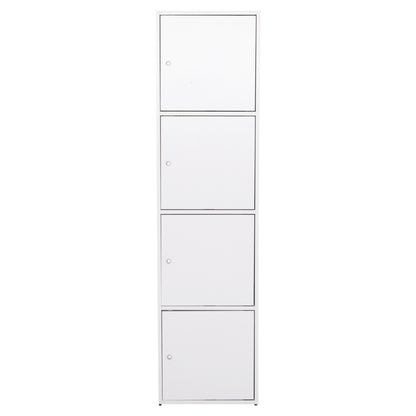 CABINET HM9940.01 WHITE MELAMINE 40x39-41x157Hcm.