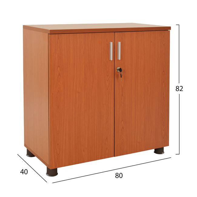 Professional office cabinet in cherry color HM2053.13 80x40x82 cm.