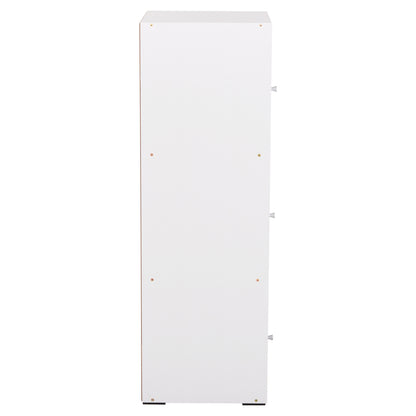 CABINET WITH 3 STORAGE SPACES SORIANO HM9939.01 WHITE MELAMINE 40x39x119Hcm.