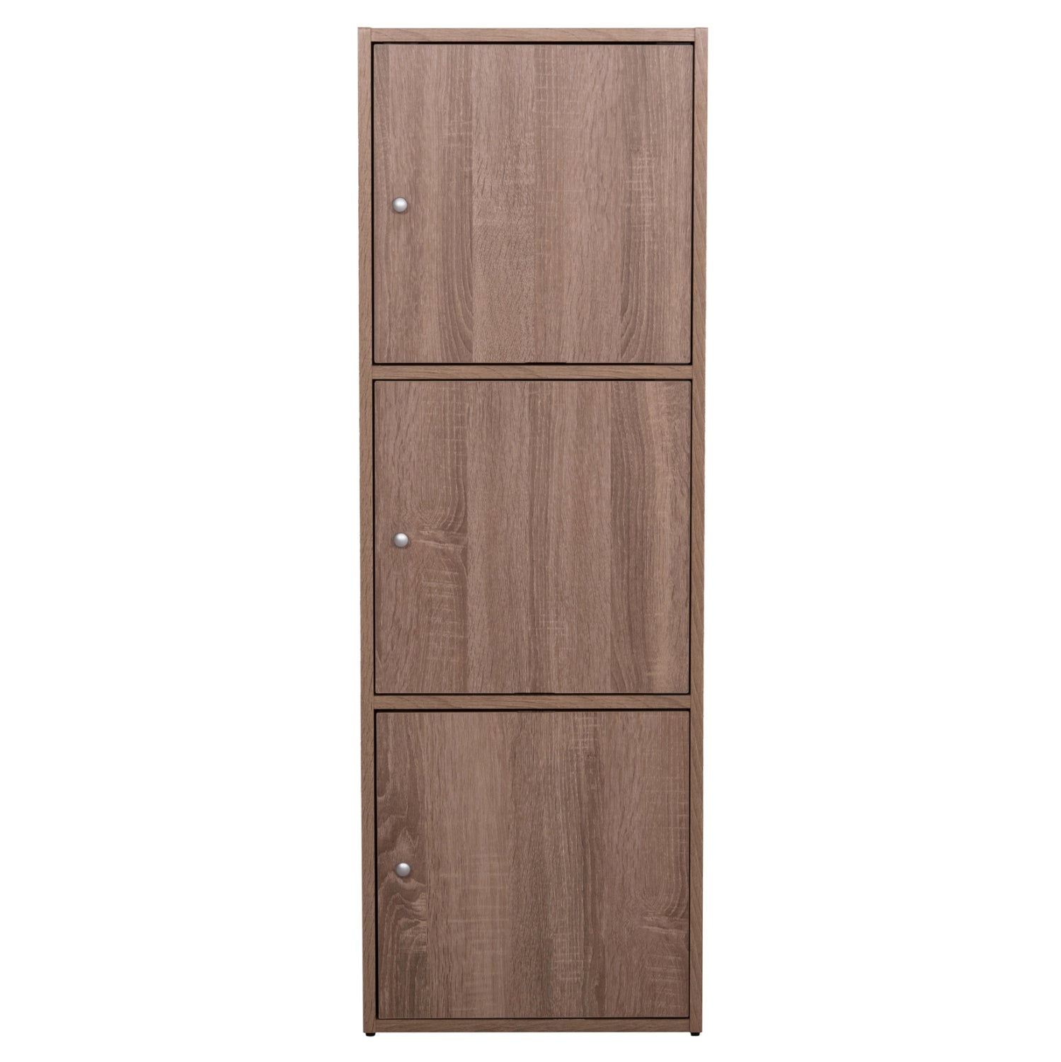 CABINET WITH 3 STORAGE SPACES SORIANO HM9939.11 SONAMA OAK MELAMINE 40x39x119Hcm.
