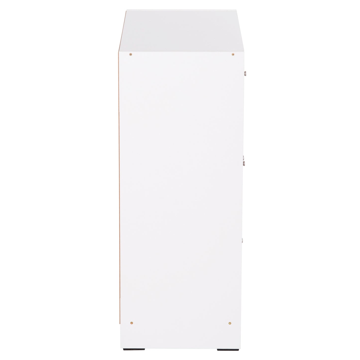 CABINET WITH 4 STORAGE SPACES MATIN HM2479.01 SONAMA OAK-WHITE MELAMINE 80x39,5x99,5Hcm.