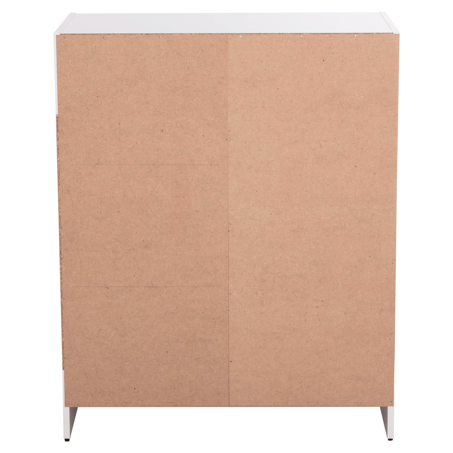CABINET WITH 4 STORAGE SPACES MATIN HM2479.01 SONAMA OAK-WHITE MELAMINE 80x39,5x99,5Hcm.