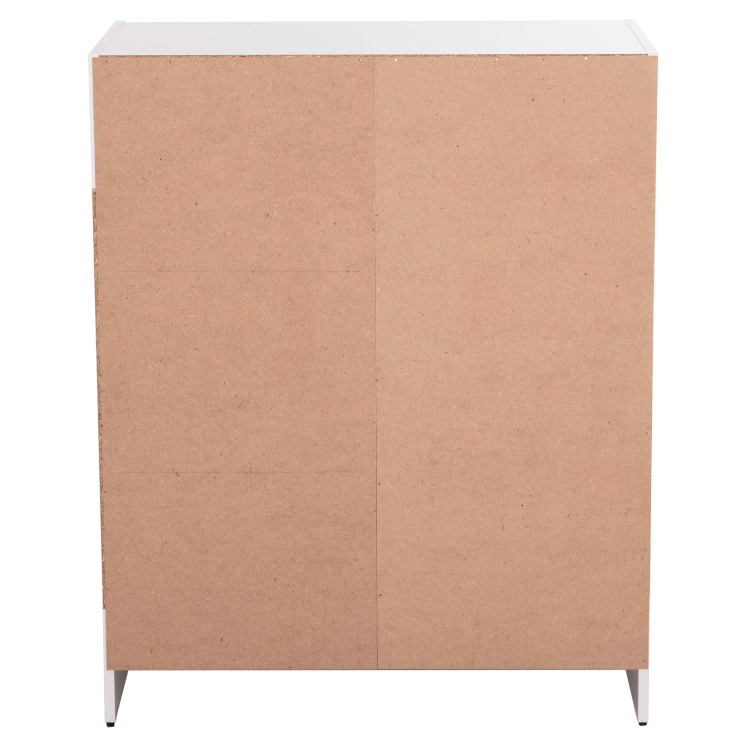 CABINET WITH 4 STORAGE SPACES MATIN HM2479.01 SONAMA OAK-WHITE MELAMINE 80x39,5x99,5Hcm.